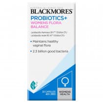 Blackmores Probiotics Plus Womens Flora Balance 30 Capsules