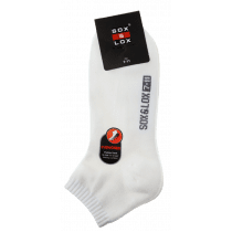Sox & Lox Mens Sports Cushioned Anklet Socks White (Size 7 - 11)
