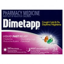 Dimetapp Daytime Nightime 24 Liquid Capsules