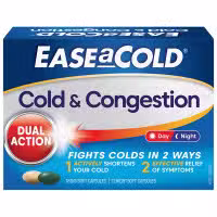Ease A Cold Cold And Congestion Day And Night Liquid Cap 30