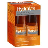 Hydralyte Electrolyte Solution Orange 4 x 250ml