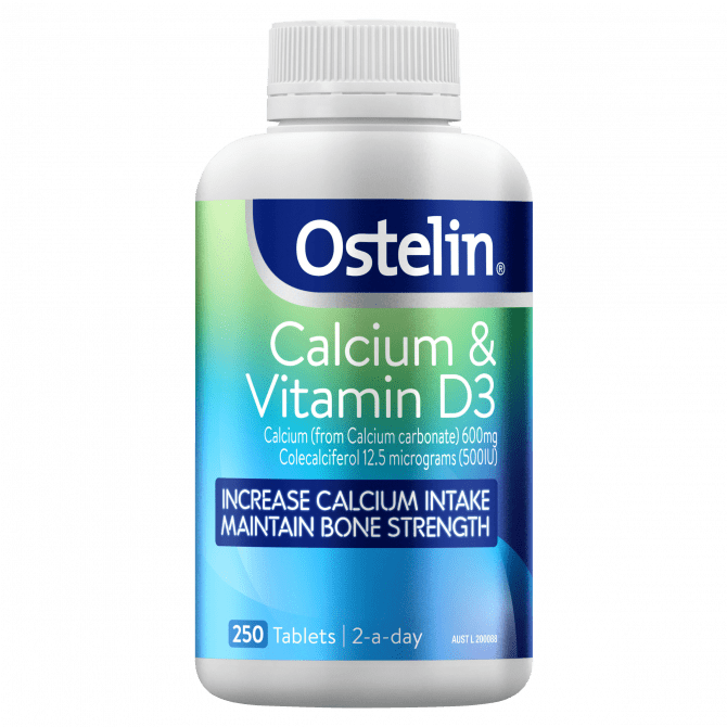 Shop Ostelin Calcium & Vitamin D3 250 Tablets Online