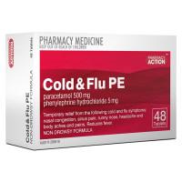 Pharmacy Action Cold And Flu PE 48 Tablets