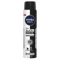 Nivea Men Invisible For Black And White Power Aerosol Spray Deodorant 250ml