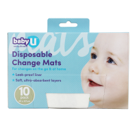 Baby U Disposable Change Mats 10 Pack