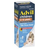 Advil Childrens Pain And Fever Relief 2 to 12 Years Suspension 200ml