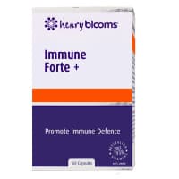 Henry Blooms Immune Forte Plus 60 Vegatarian Capsules