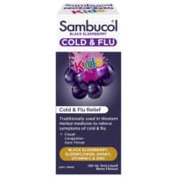 Sambucol Black Elderberry Cold and Flu Relief Kids Liquid 120ml