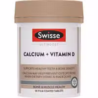 Swisse Ultiboost Calcium Plus Vitamin D 90 Tablets