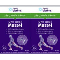 Henry Blooms Green Lipped Mussel Twin Pack (2 x 60 Capsules)