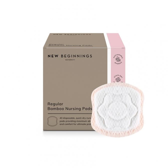 Buy New Beginnings Disposable Bamboo Nursing Pads 40 Pcs Online Chemist Australia