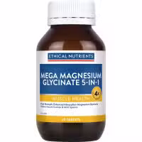 Ethical Nutrients Mega Magnesium Glycinate 5 in 1 60 Tablets