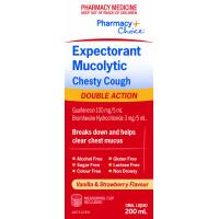 Pharmacy Choice Expectorant Mucolytic Chesty Cough 200ml