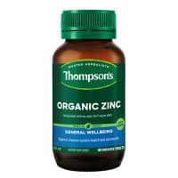 Thompsons Organic Zinc 180 Tablets