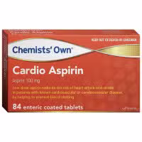 Chemists Own Cardio Aspirin Tablets 84