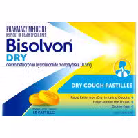 Bisolvon Dry Pastilles Honey Lime 20