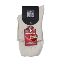 Sox And Lox Ladies Everyday Diabetic Friendly Socks Light Beige Size 2 8