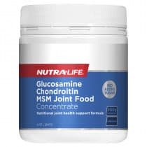 Nutra Life Glucosamine Chondroitin MSM Joint Food Concentrate Unflavoured 300g