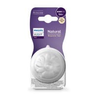 Avent Natural Response Teats 1M Plus Flow 3 Pack 2