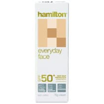 Hamilton Everyday Face Sunscreen SPF 50 plus Cream 75g