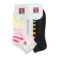 Sox and Lox Ladies Casual Thin Low Cut Socks Assorted Color Size 3 to 9