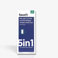TouchBio 5in1 RSV ADV Flu A B and Covid 19 RAT 3 Pack
