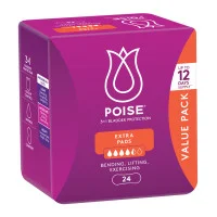 Poise Extra Pads 24 Pack
