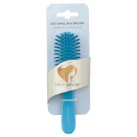 Lady Jayne Red Smooth & Knotless Detangling Brush Purse-Sized 1 Pack (Assorted Colors)