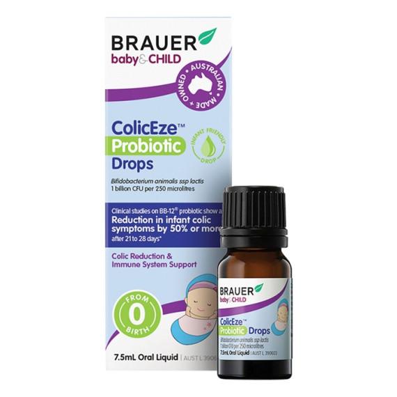 Buy Brauer Baby and Child Coliceze Probiotic Drops for Infants 7.5 ml Online Chemist Australia