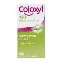 Coloxyl 120mg 100 Tablets