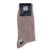 Sox & Lox Mens Business Classic Socks Brown (Size 6 - 11)