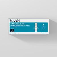 TouchBio COVID 19 and Flu A B Rapid Antigen Combo Test 5 Test Kits