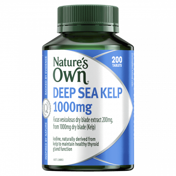 Natures Own Deep Sea Kelp 1000mg 200 Tablets