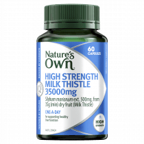 Natures Own High Strength Milk Thistle 35000mg 60 Capsules