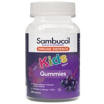 Sambucol Black Elderberry Kids Immune Defence Gummies 50 Pastilles
