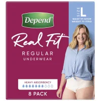Depend Realfit Underwear For Women Large 8 Pack
