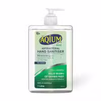 Ego Aqium Antibacterial Hand Sanitiser With Aloe 1L