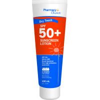 Pharmacy Choice Dry Touch Sunscreen Lotion SPF 50 plus Tube 100ml