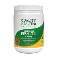 Quality Health Odourless Fish Oil 1000mg 400 Capsules