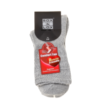 Sox And Lox Ladies Everyday Diabetic Friendly Socks Cool Grey Size 2 to 8