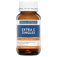 Ethical Nutrients Extra C Zingles Orange 50 Tablets