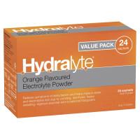 Hydralyte Electrolyte Powder Orange 24 x 4.9g Sachets