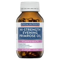 Ethical Nutrients Hi Strength Evening Primrose Oil 60 Capsules