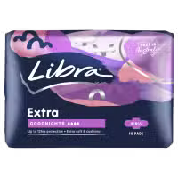 Libra Extra Pads Goodnight With Wings 10 Pack